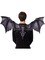 Feel Soft Sublimated Fabric Black Dragon Wings Costume Accessory